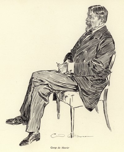 George Du Maurier, ritratto da Charles Dana Gibson