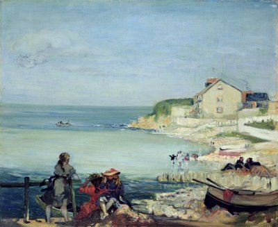 Scena di spiaggia, Swanage da Charles Edward Conder