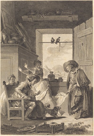 Belfagor da Charles Emmanuel Patas and Antoine Jean Duclos after Jean Honoré Fragonard