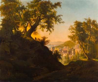 Il castello di Heidelberg da Charles Ferdinand Wimar