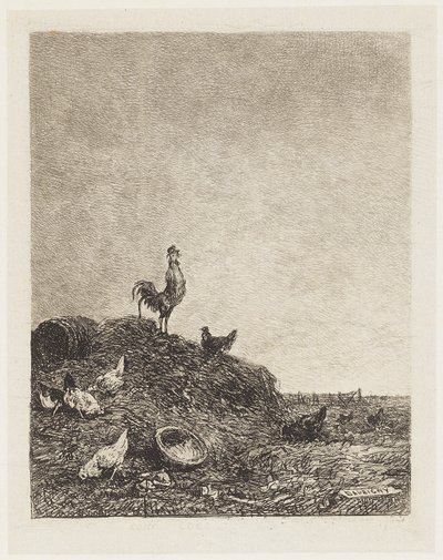 Il canto del gallo da Charles Francois Daubigny