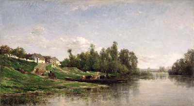 Scena fluviale, 1859 da Charles Francois Daubigny