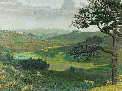 Godshill, New Forest da Charles Ginner