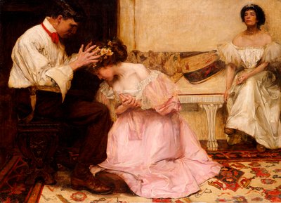 Le due corone, 1896 da Charles Sims