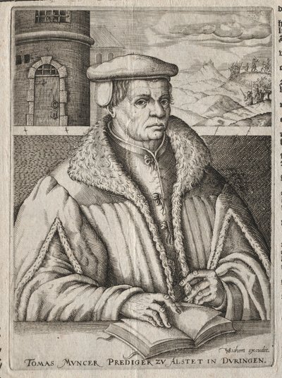 Ritratto di Thomas Münzer da Christoffel van Sichem