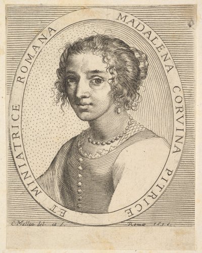 Maddalena Corvina, 1636 da Claude Mellan