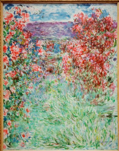 La casa tra le rose da Claude Monet