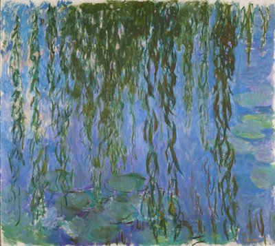 Ninfee con rami di salice da Claude Monet