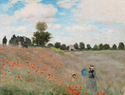 Campo di papaveri, 1873 da Claude Monet