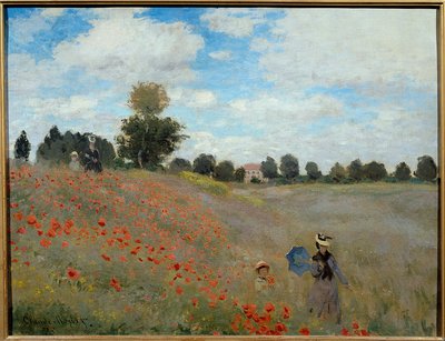 Campi di papaveri vicino ad Argenteuil da Claude Monet