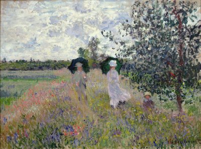 Passeggiata vicino ad Argenteuil da Claude Monet