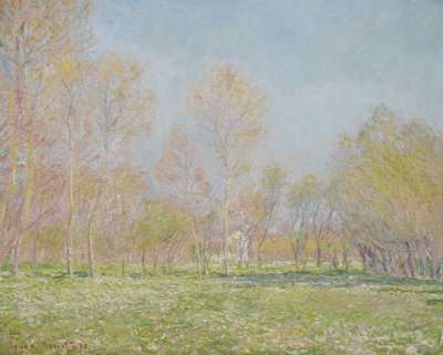 Primavera a Giverny, 1890 da Claude Monet