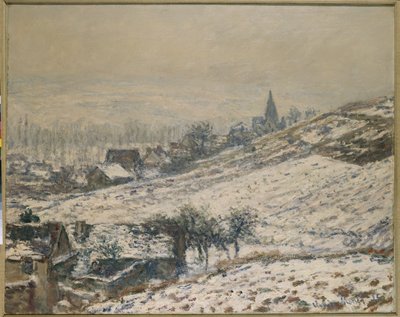 Inverno a Giverny, 1885 da Claude Monet