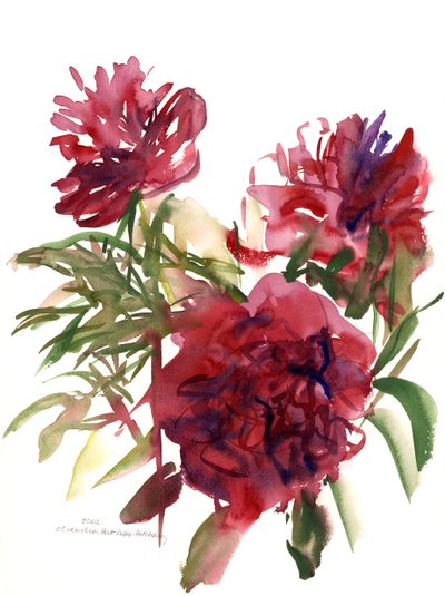 Peonie, 2002 da Claudia Hutchins Puechavy