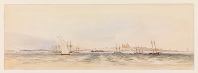 Porto di Montevideo, c.1878 da Conrad Martens