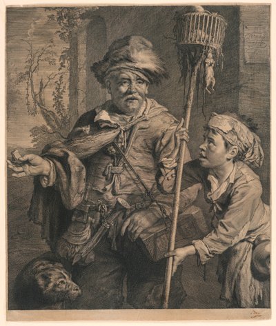 Il cacciatore di topi da Cornelis Visscher