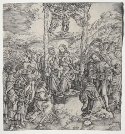 Adorazione dei Magi da Cristofano Robetta