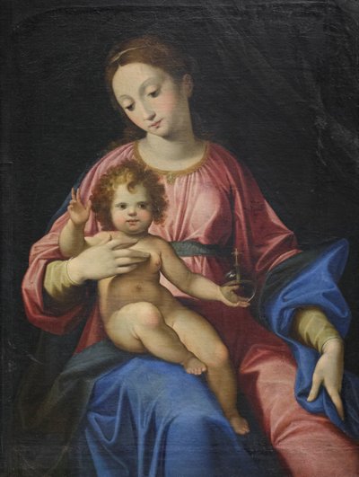 Madonna col bambino da Cristoforo Roncalli