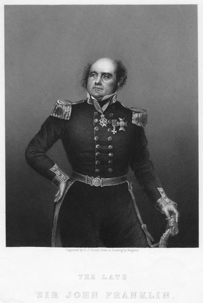 Sir John Franklin, c1860 da Daniel John Pound