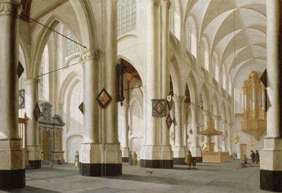 Interno della St. Laurenskerk, Rotterdam da Daniel de Blieck