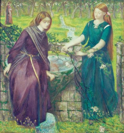 La visione di Rachele e Lia di Dante da Dante Gabriel Charles Rossetti