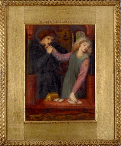 Amleto e Ofelia da Dante Gabriel Rossetti