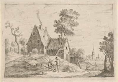 Paesaggio con una casa da David Teniers (II)