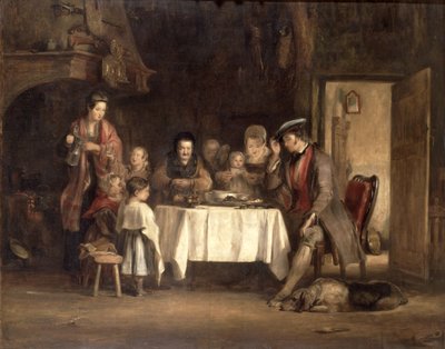 Preghiera Prima del Pasto, 1839 da David Wilkie