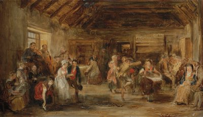 Il matrimonio a buon mercato, uno schizzo, 1830 da David Wilkie