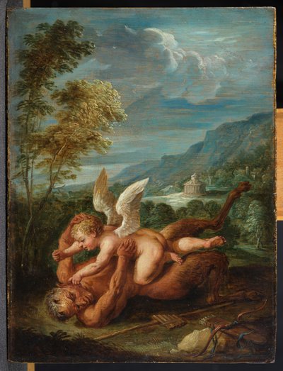 Cupido che sconfigge Pan da David Teniers the Younger