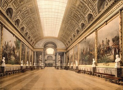 Galleria delle Battaglie, Versailles, c.1890-1900 da Detroit Publishing Co.