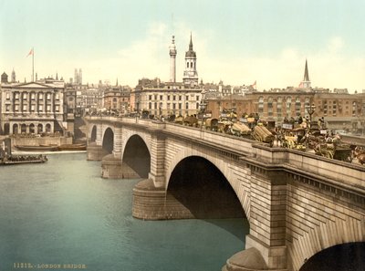 Ponte di Londra, c.1890-1900 da Detroit Publishing Co.