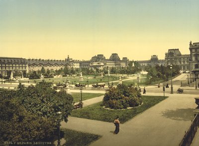 Il Louvre, Parigi, c.1890-1900 da Detroit Publishing Co.