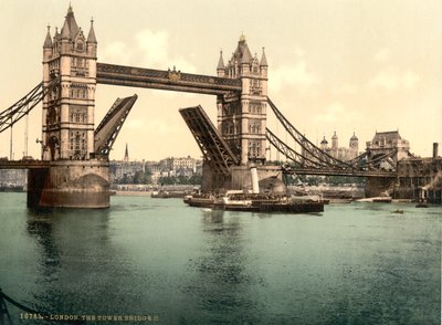 Tower Bridge, Londra da Detroit Publishing Co.