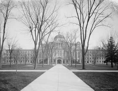 University Hall, Università del Michigan da Detroit Publishing Co.