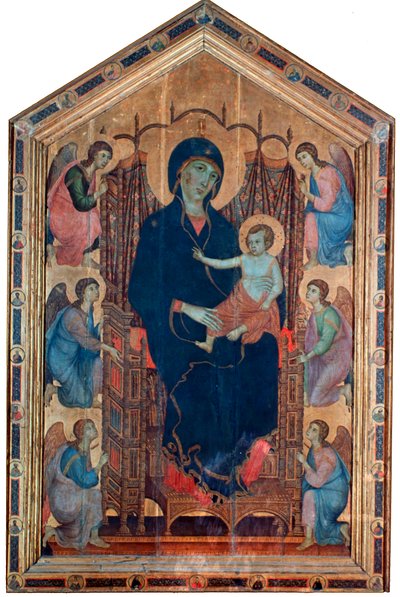 Madonna col Bambino, Madonna Rucellai, 1285 da Duccio di Buoninsegna