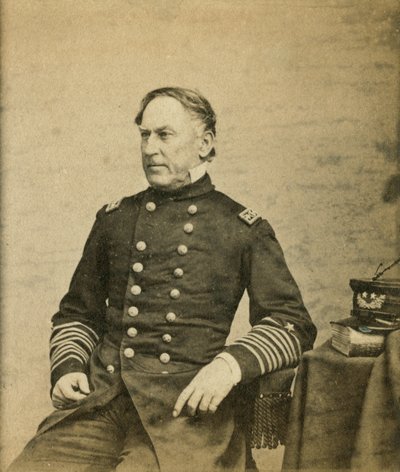 Vice-Ammiraglio David Farragut (1801-70) c.1865 da E. Anthony