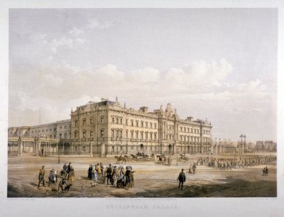 Buckingham Palace, Londra, 1852 da E Walker