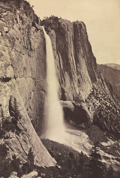 Cascate di Yosemite, 1868 da Eadweard Muybridge