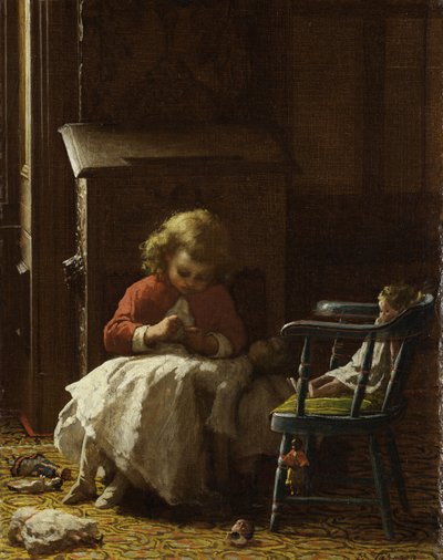 Cure familiari, 1873 da Eastman Johnson