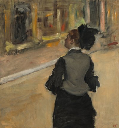 Donna vista da dietro da Edgar Degas