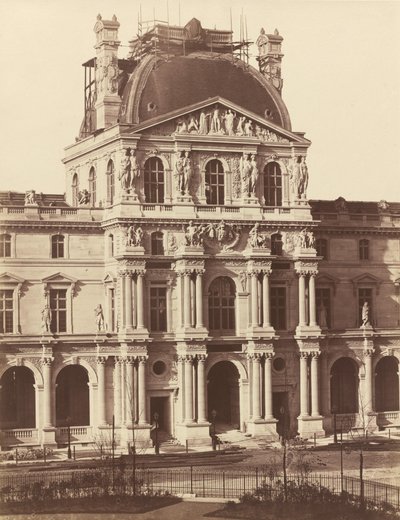 Veduta del Louvre, 1855-1857 da Édouard Baldus