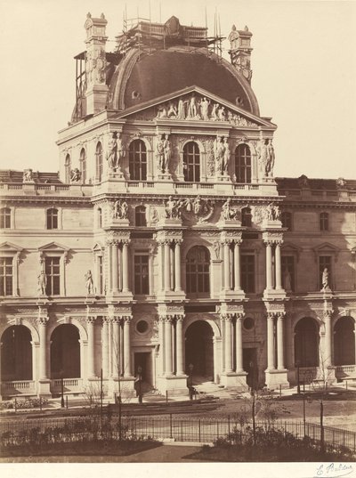 Veduta del Louvre da Edouard Denis Baldus