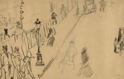 La Rue Mosnier da Édouard Manet