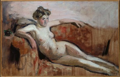 Nudo reclinato, c.1919-20 da Edouard Vuillard