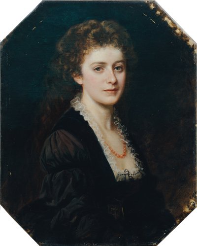 Ritratto di donna da Eduard Ritter von Engerth