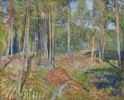 Foresta di pini, 1891-1892 da Edvard Munch