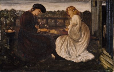 Il giocatore di backgammon, 1862 da Edward Burne Jones