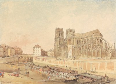 Notre Dame, Parigi, dalla riva sinistra da Edward Duncan