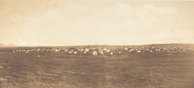 Accampamento della danza del sole - Piegan da Edward Sheriff Curtis